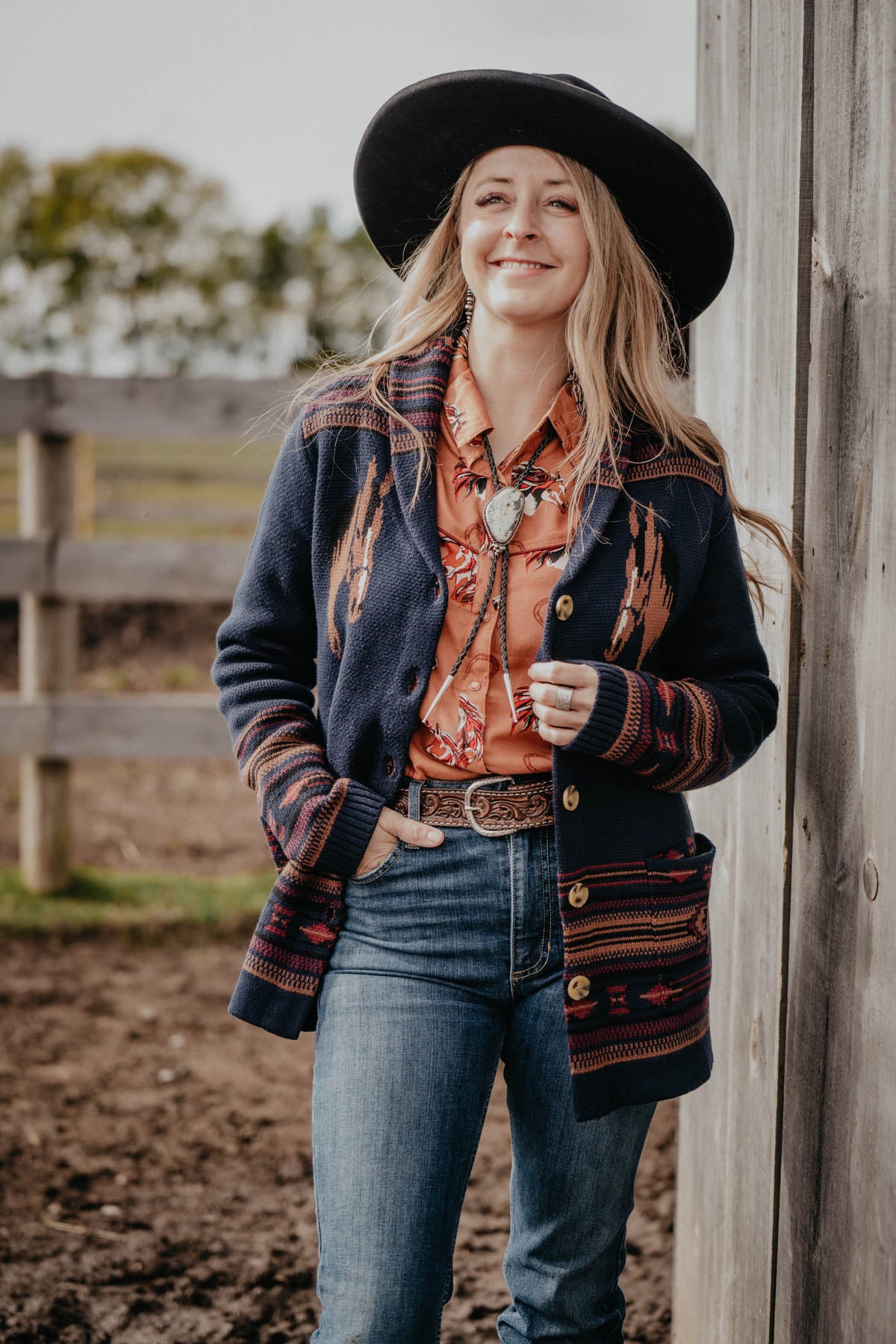 'Avalon' Vintage Inspired Horse Cardigan (3 Colours; S - XXL)