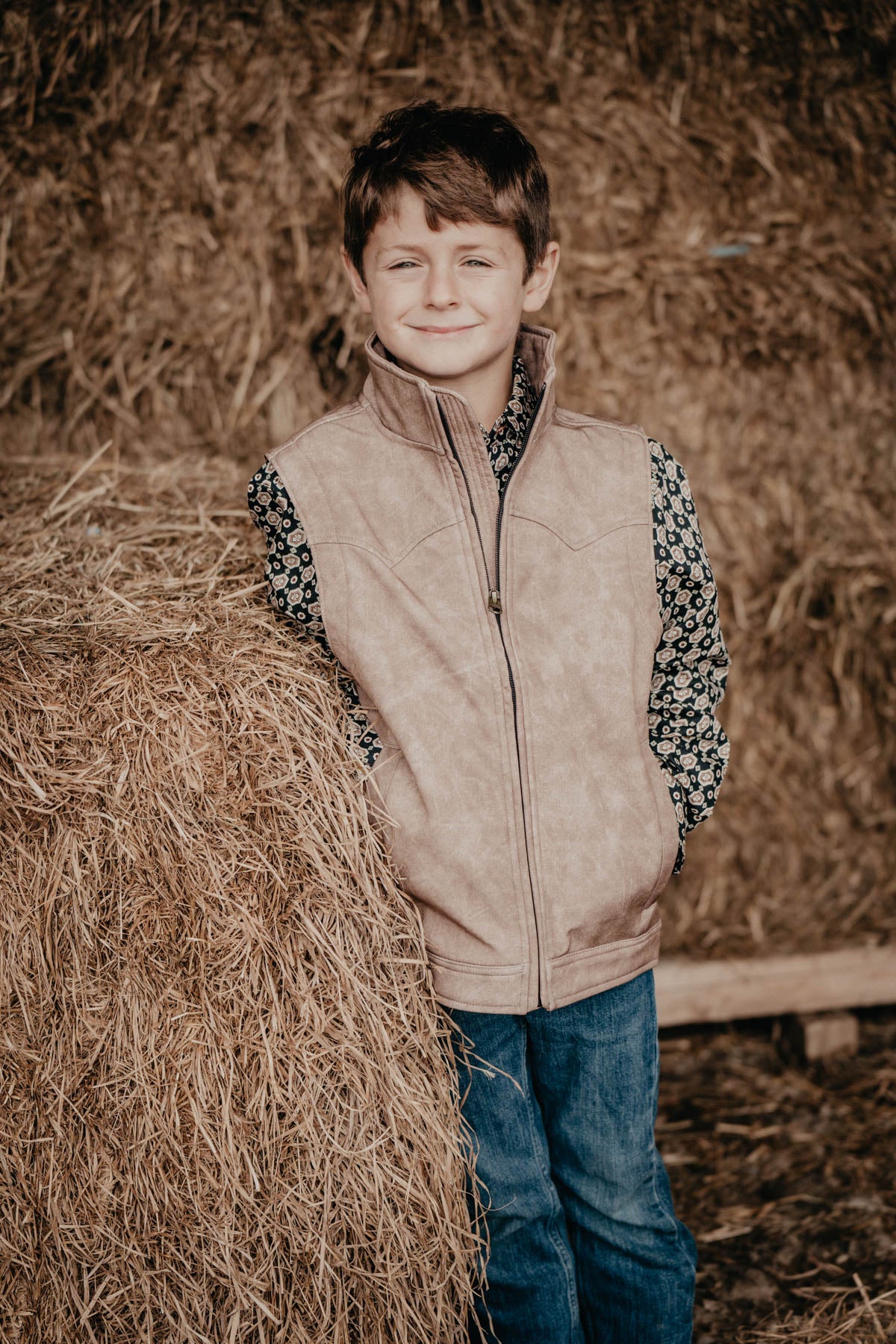 boys cinch vest