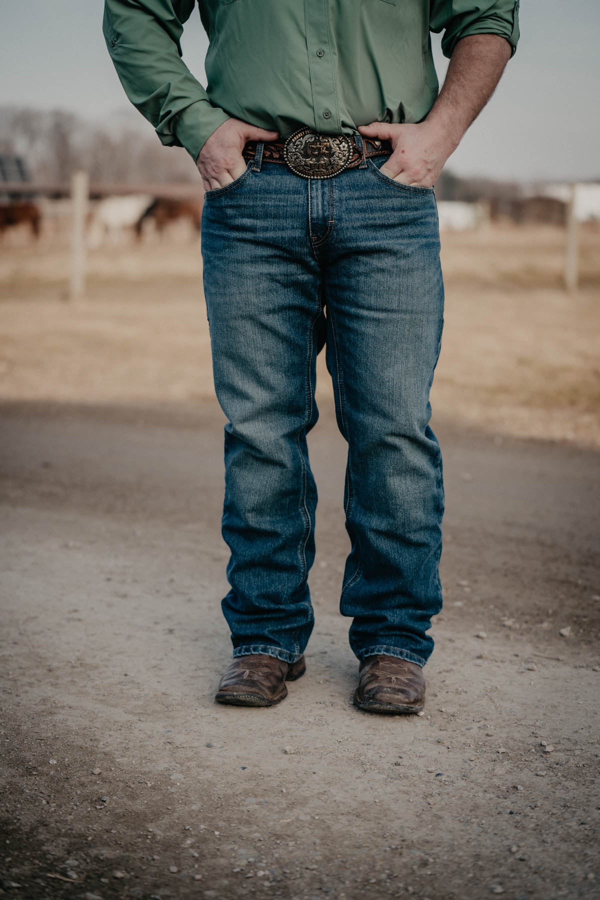 'Hamilton' Men's Ariat M5 Pro Series Straight Leg Jean (Size 29/32)