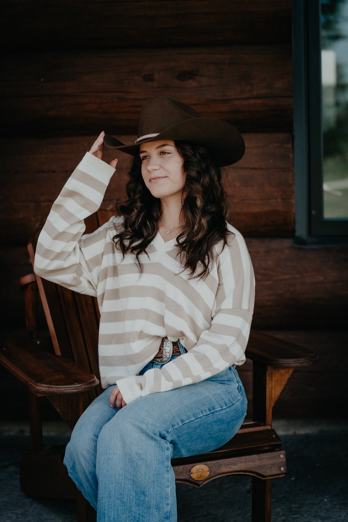'Cordelia' Lightweight Striped Sweater (S-L)