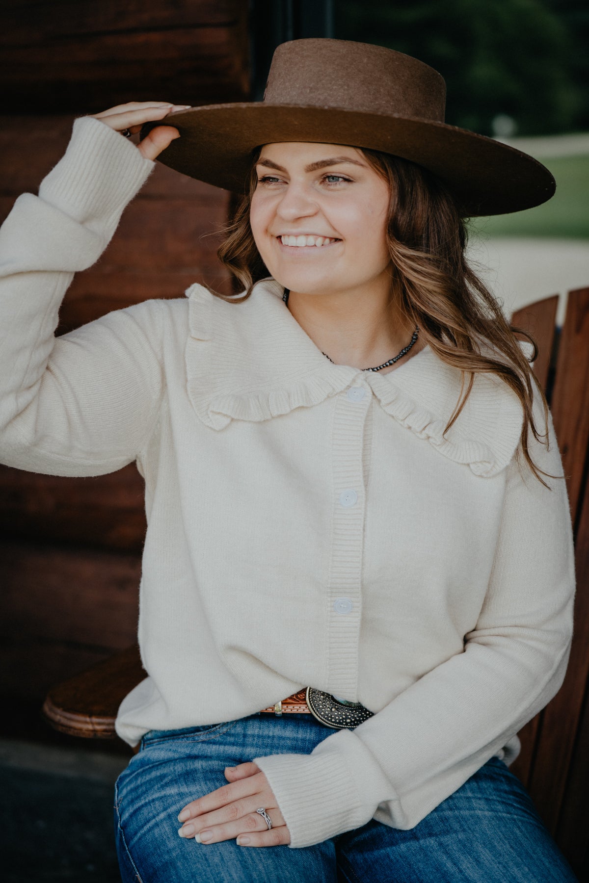 'Milo' Button Up Sweater Cardigan (1 S ONLY)