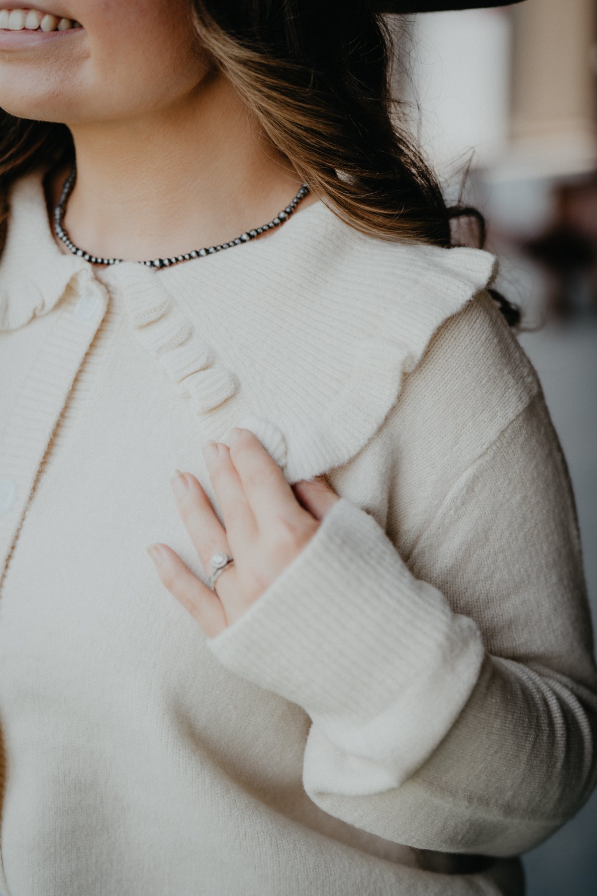 'Milo' Button Up Sweater Cardigan (1 S ONLY)
