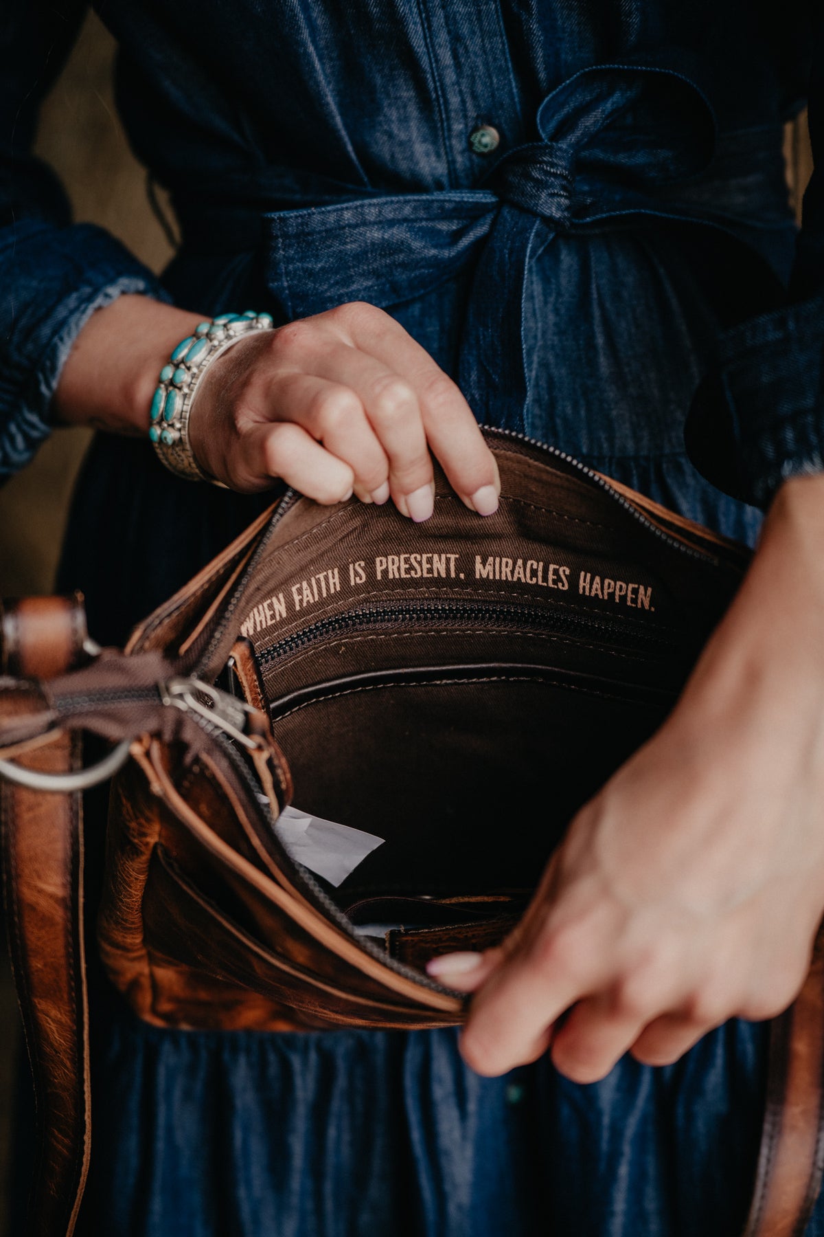 'Olivia' Vaquero Concho Cowhide Crossbody by STS Ranchwear 2