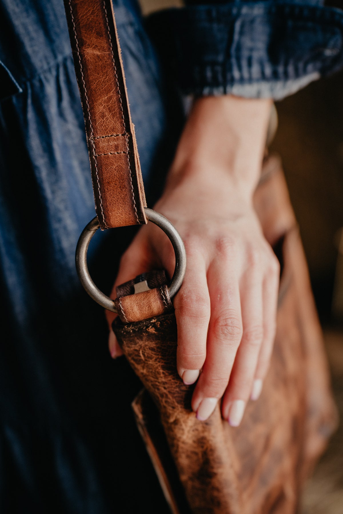 'Olivia' Vaquero Concho Cowhide Crossbody by STS Ranchwear 2