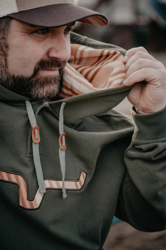 'Anson' Men's Hoodie by Kimes Ranch {Olive}