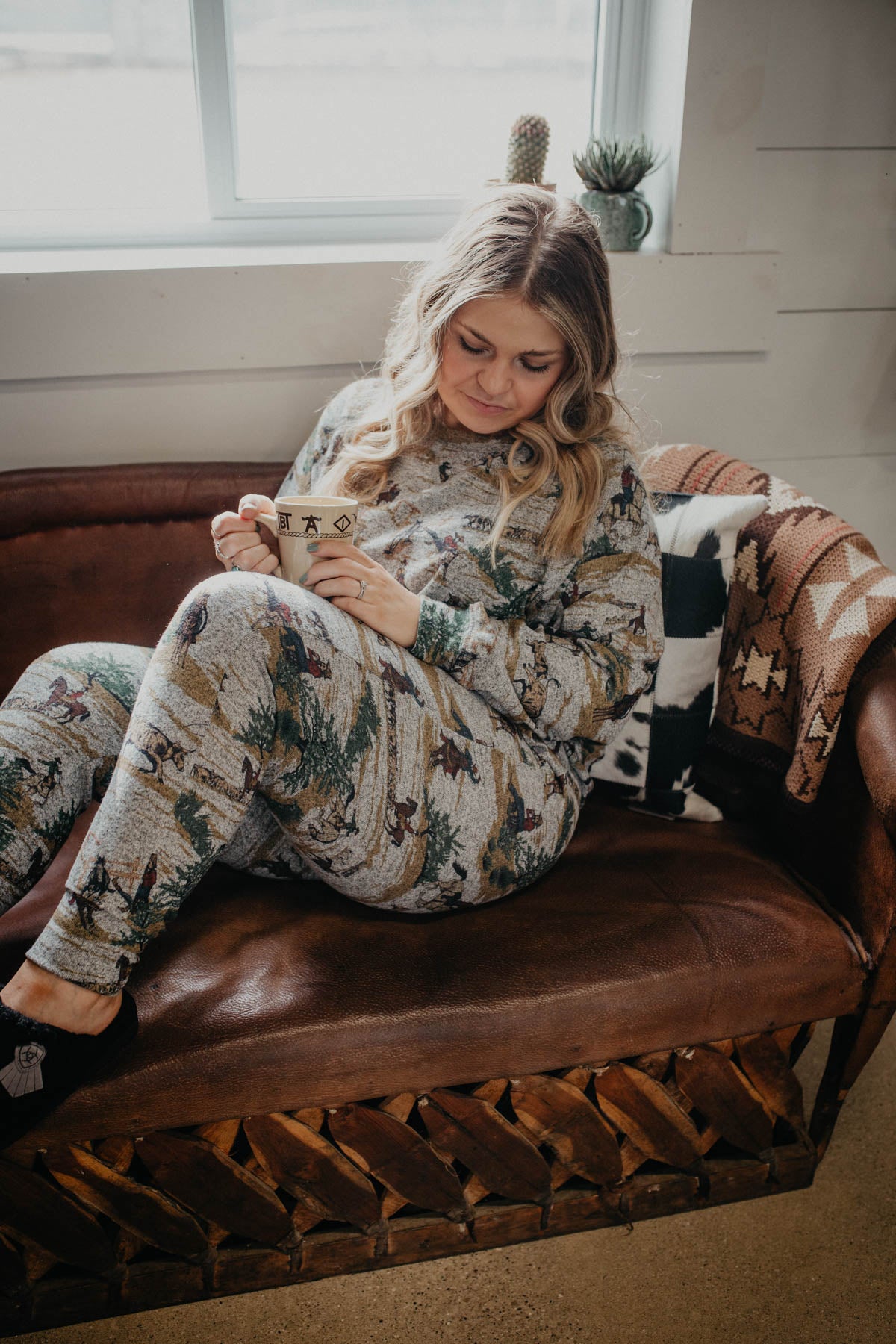 'Barstrop' Pull on Lounge Jogger Pants by Tasha Polizzi (S & L ONLY)