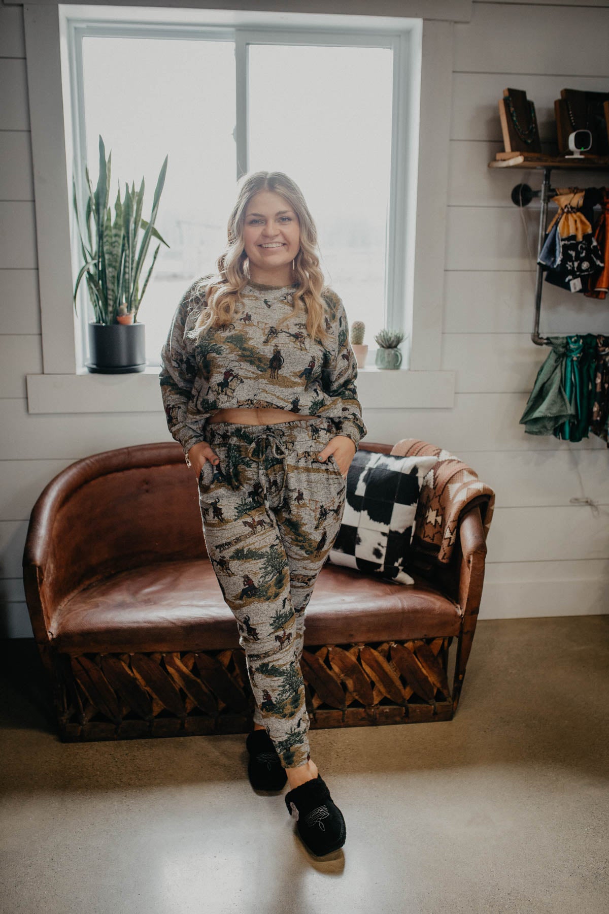 'Barstrop' Pull on Lounge Jogger Pants by Tasha Polizzi (S & L ONLY)