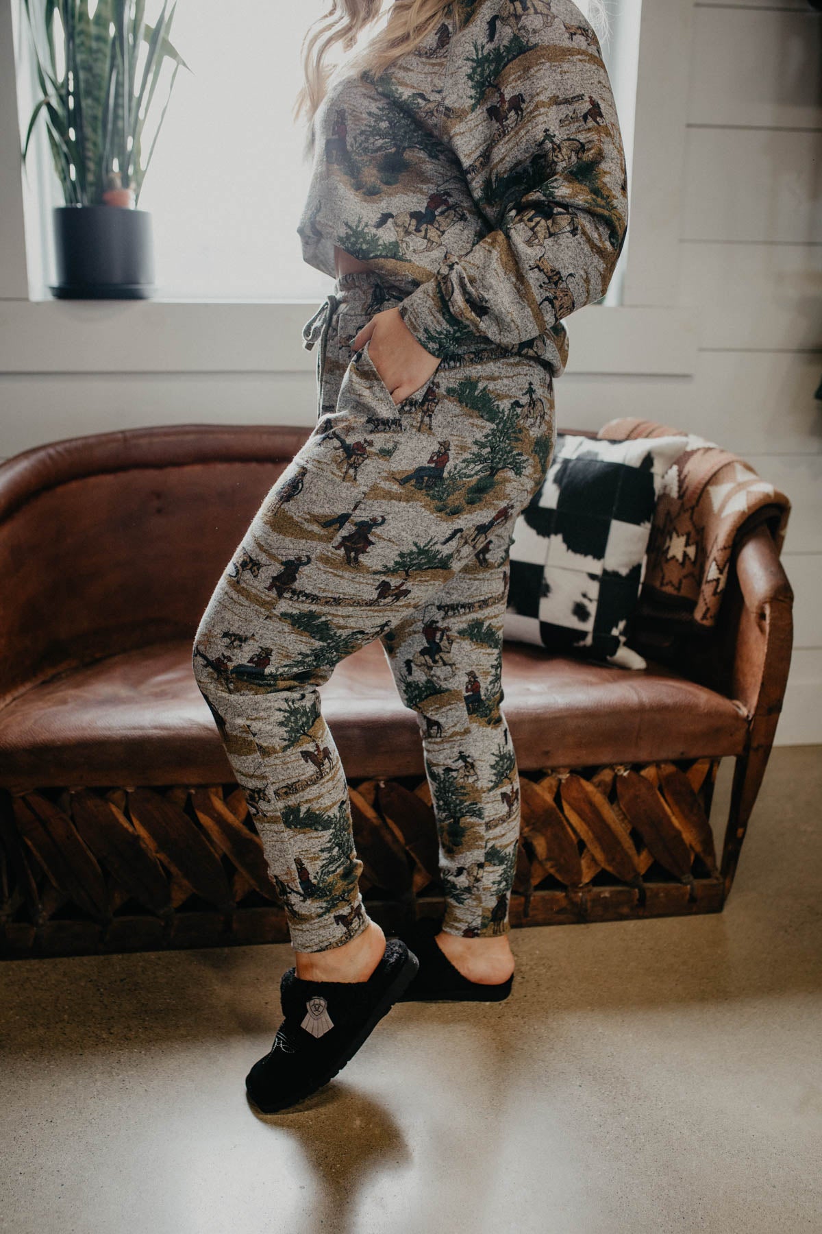 'Barstrop' Pull on Lounge Jogger Pants by Tasha Polizzi (S & L ONLY)
