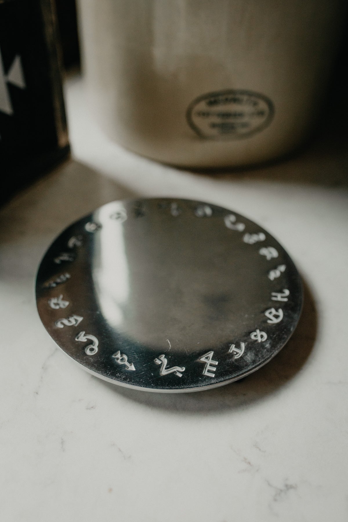 Branded Style Cast Aluminum Trivet/ Hot Plate