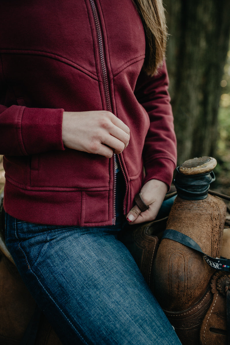 'Emma' Maroon Kimes Ranch (S-XXL)