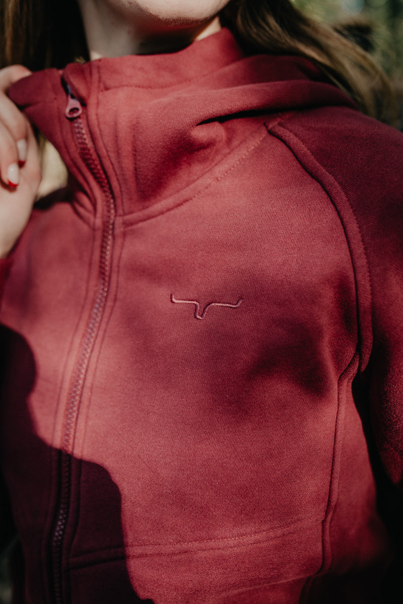 'Emma' Maroon Kimes Ranch (S-XXL)