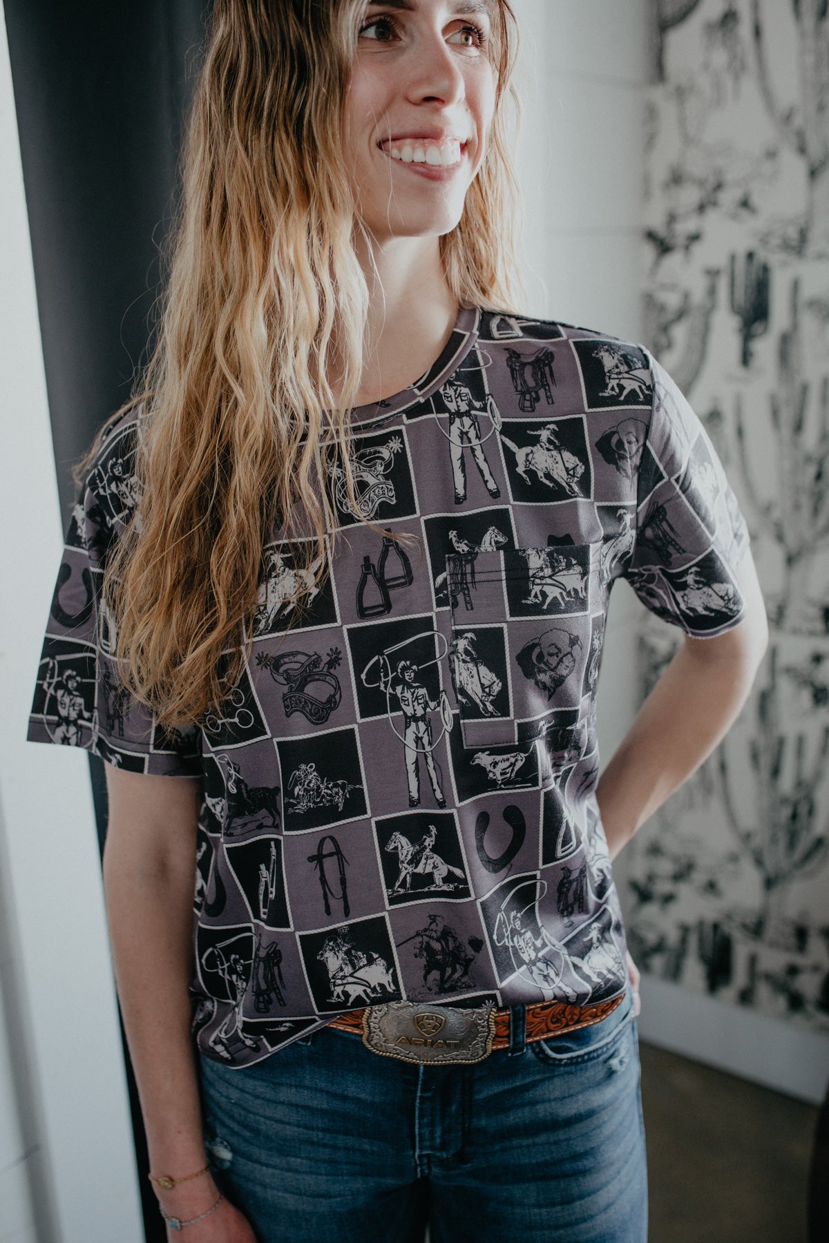 Check It Cowpoke Tee (S/M-2X/3X)