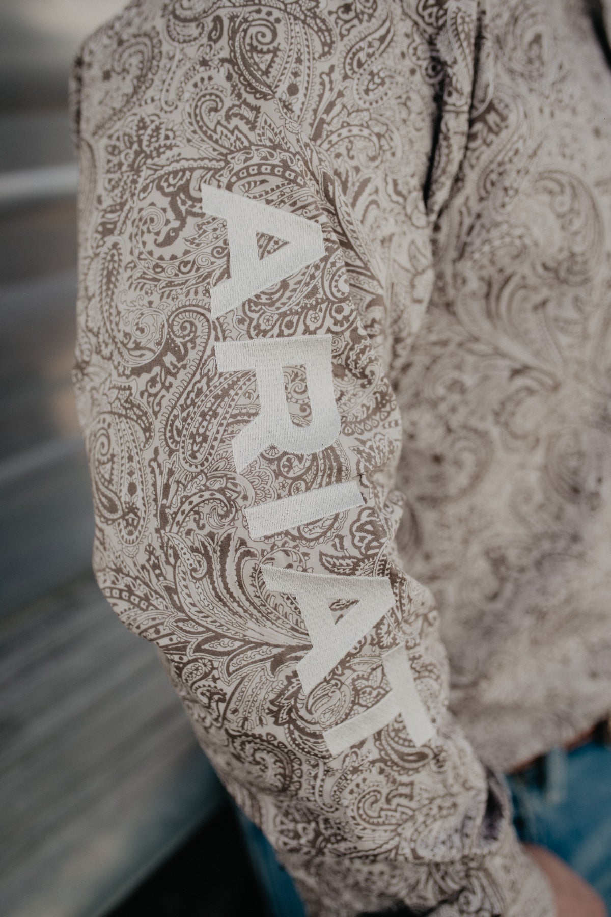 'Kason' Clay and White Paisley Ariat Men's Team Fit Button Down (S-XXL)