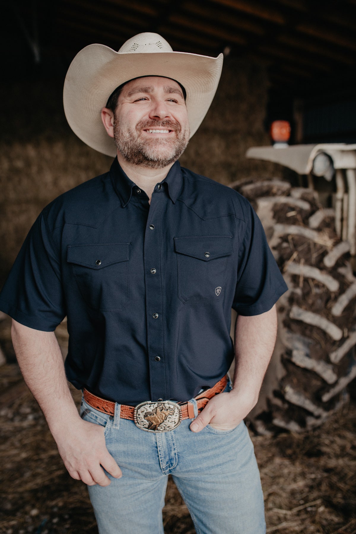 'Jordan' Western Venttek Snap Shirt Black (S-XXL)