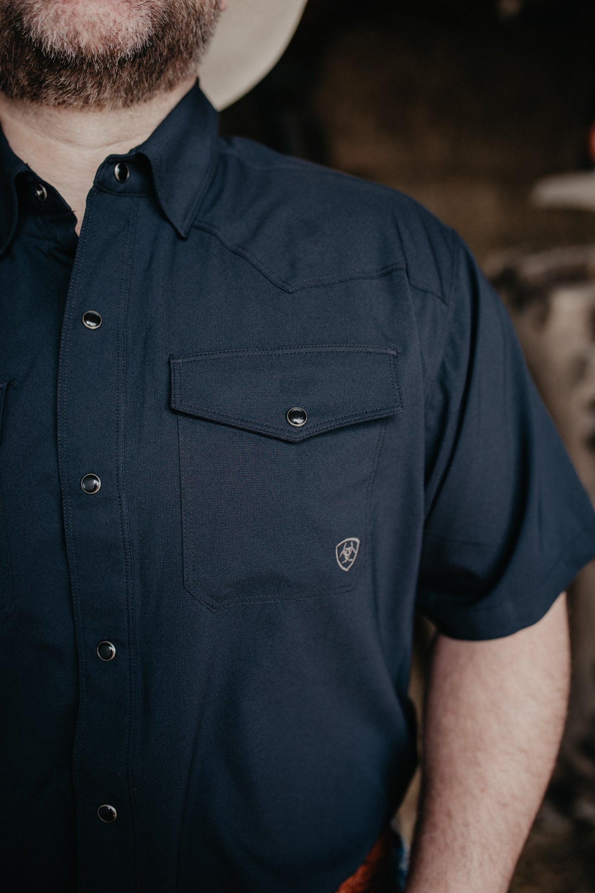 'Jordan' Western Venttek Snap Shirt Black (S-XXL)