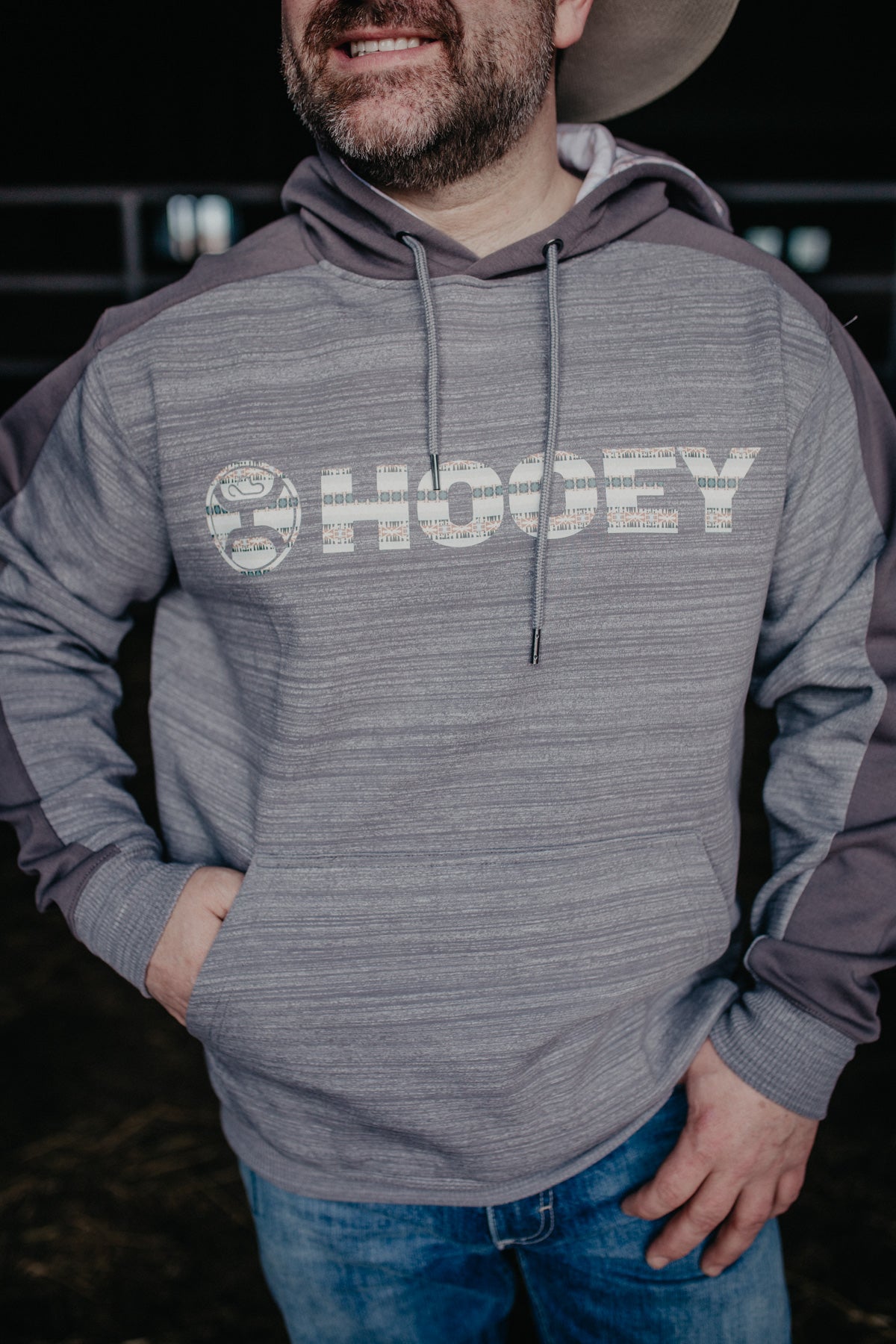 'Canyon' Mens Grey Hooey Hoodie (S-XXL)