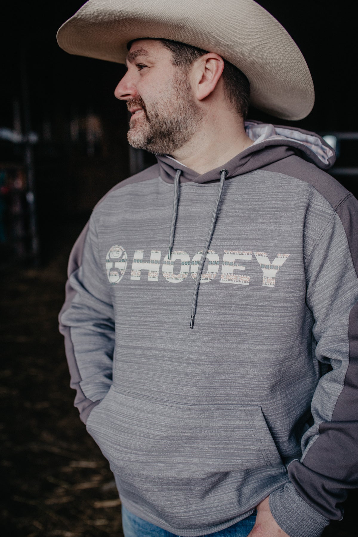 'Canyon' Mens Grey Hooey Hoodie (S-XXL)
