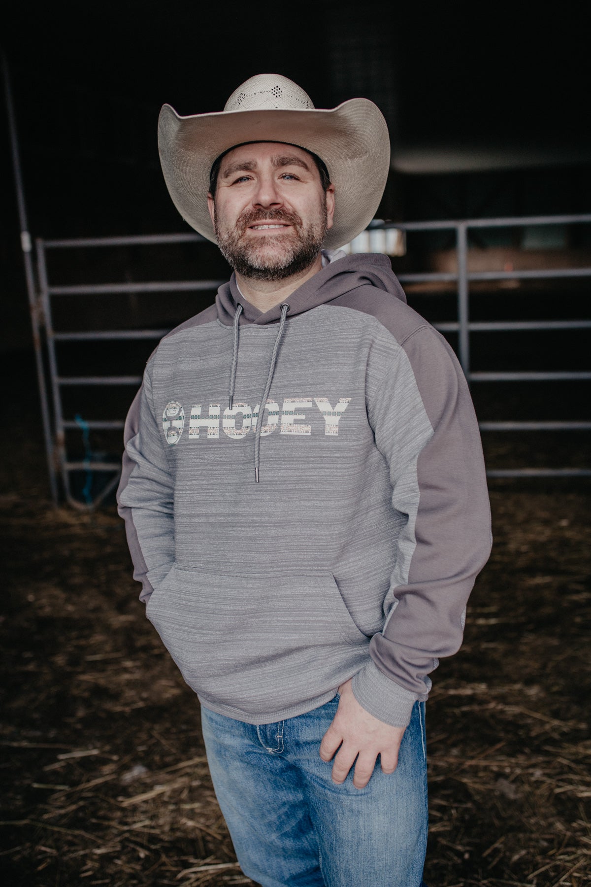 'Canyon' Mens Grey Hooey Hoodie (S-XXL)
