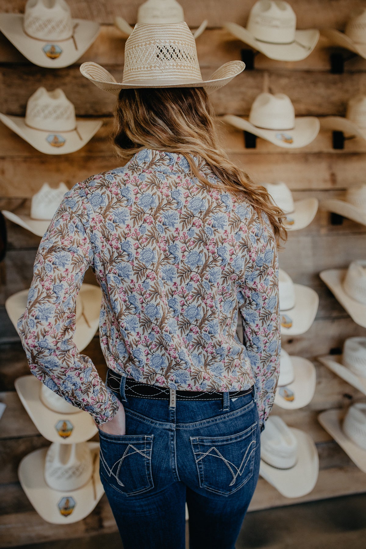 'Layla' Ariat Women's Homestyle Prairie Blouse (S - M Only)