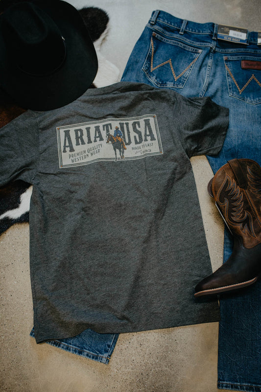 Men's Ariat Rider Label Graphic T by Ariat (One S Only)