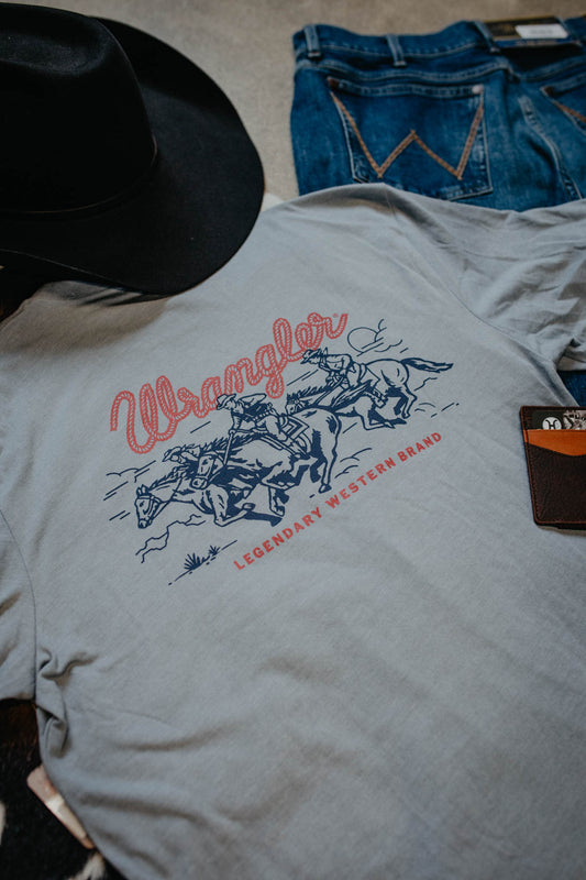 Men's Wrangler 'Cowboy Riders' T-Shirt (L - XXL Only)