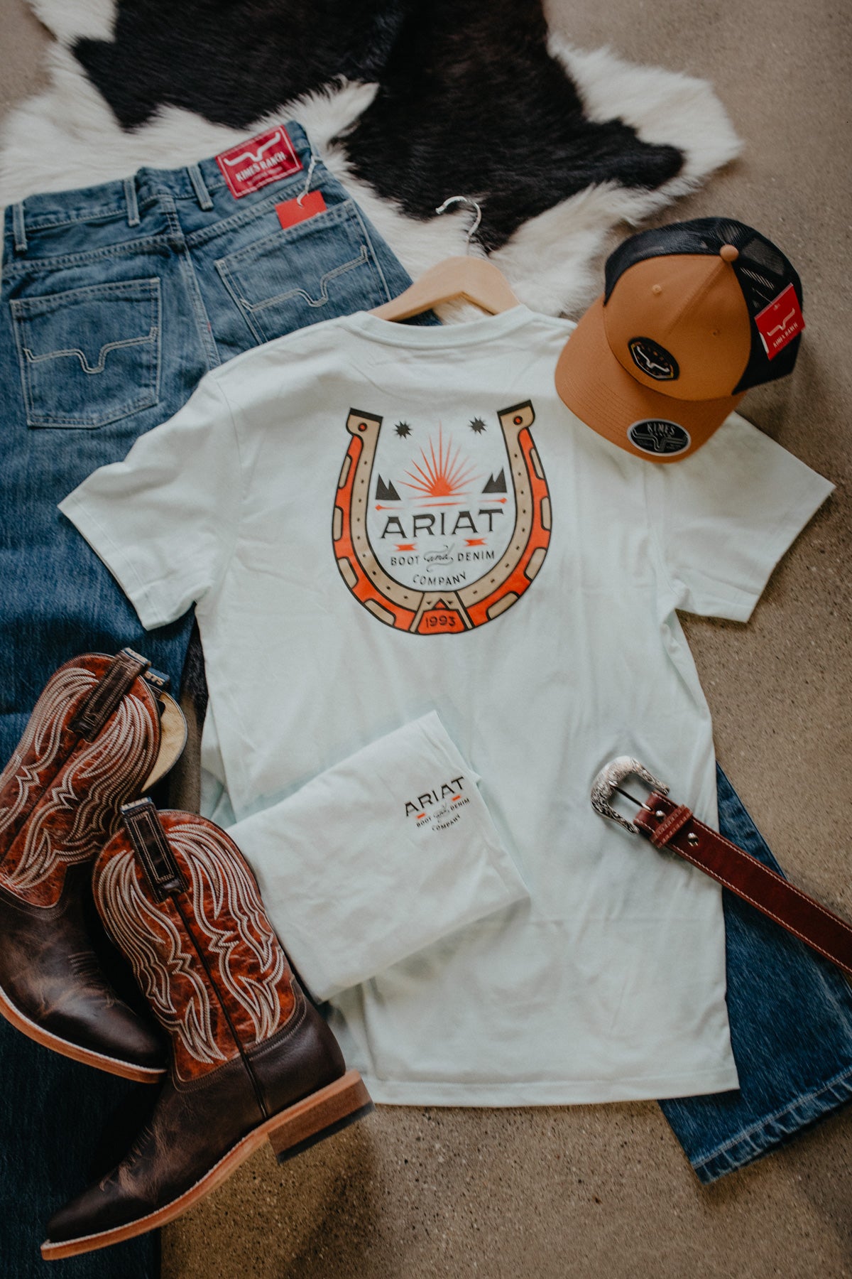 'Gage' Mens Ariat Lucky Shoe T-Shirt