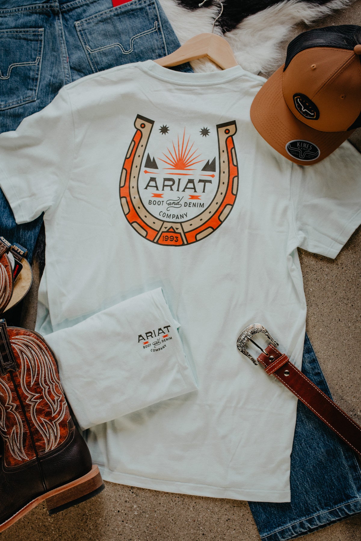 'Gage' Mens Ariat Lucky Shoe T-Shirt