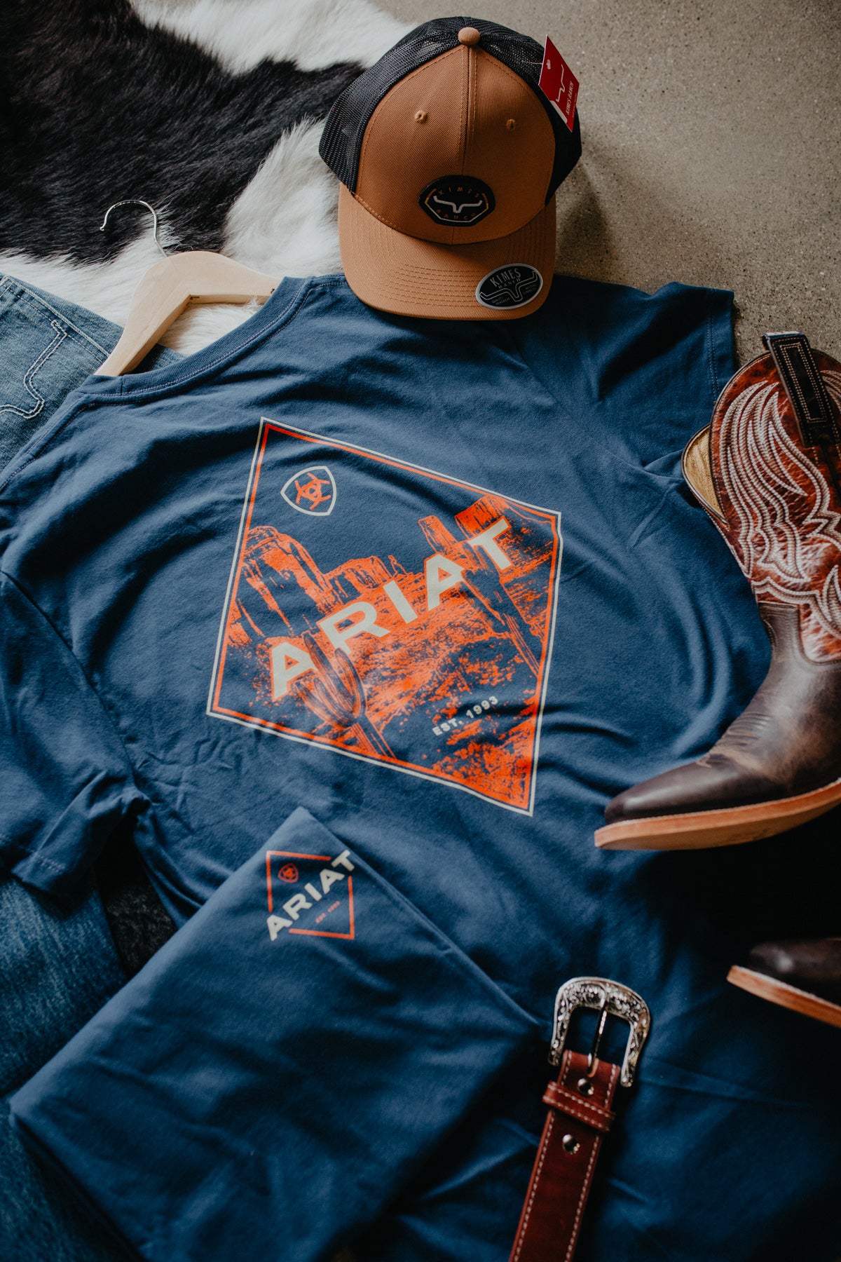 'Daryl' Ariat Mens Diamond Valley T-Shirt