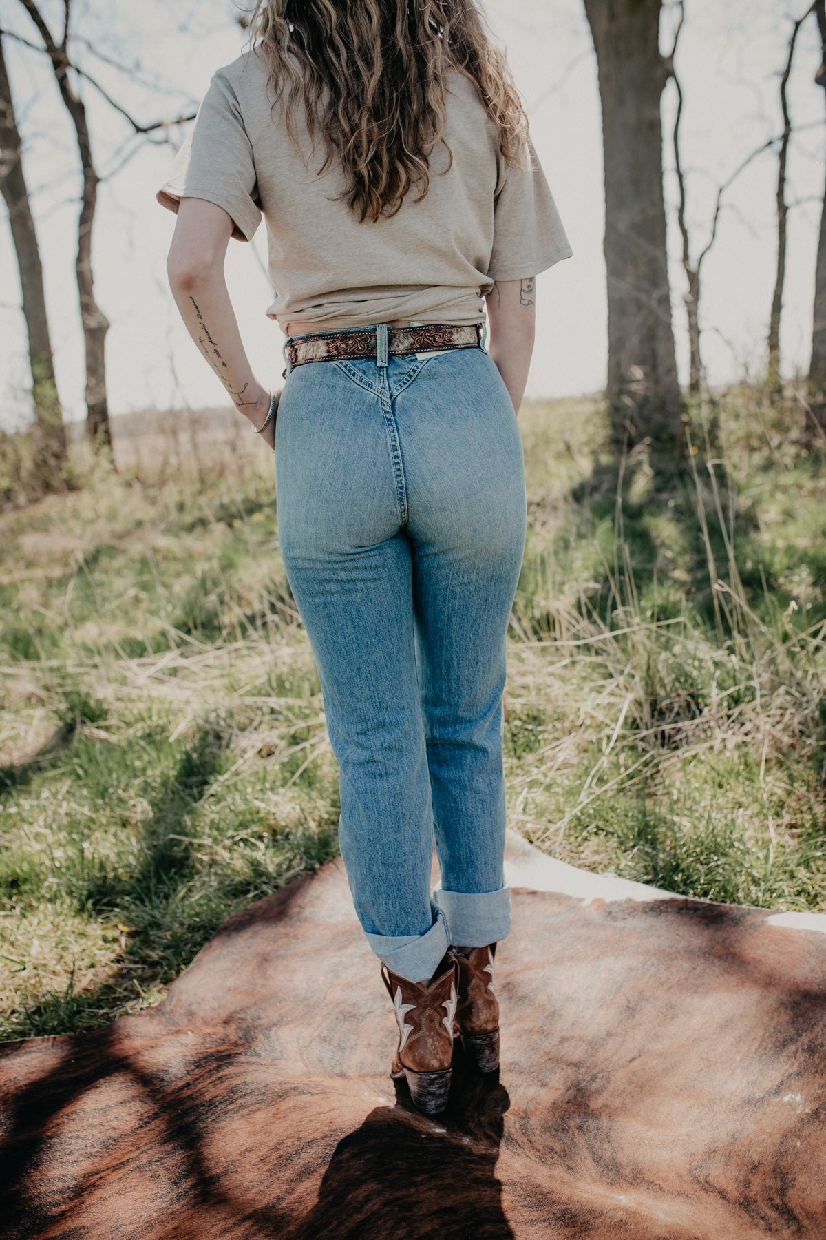 'Ginny' Acid Wash Bareback High Rise by Cruel Denim (25-33)