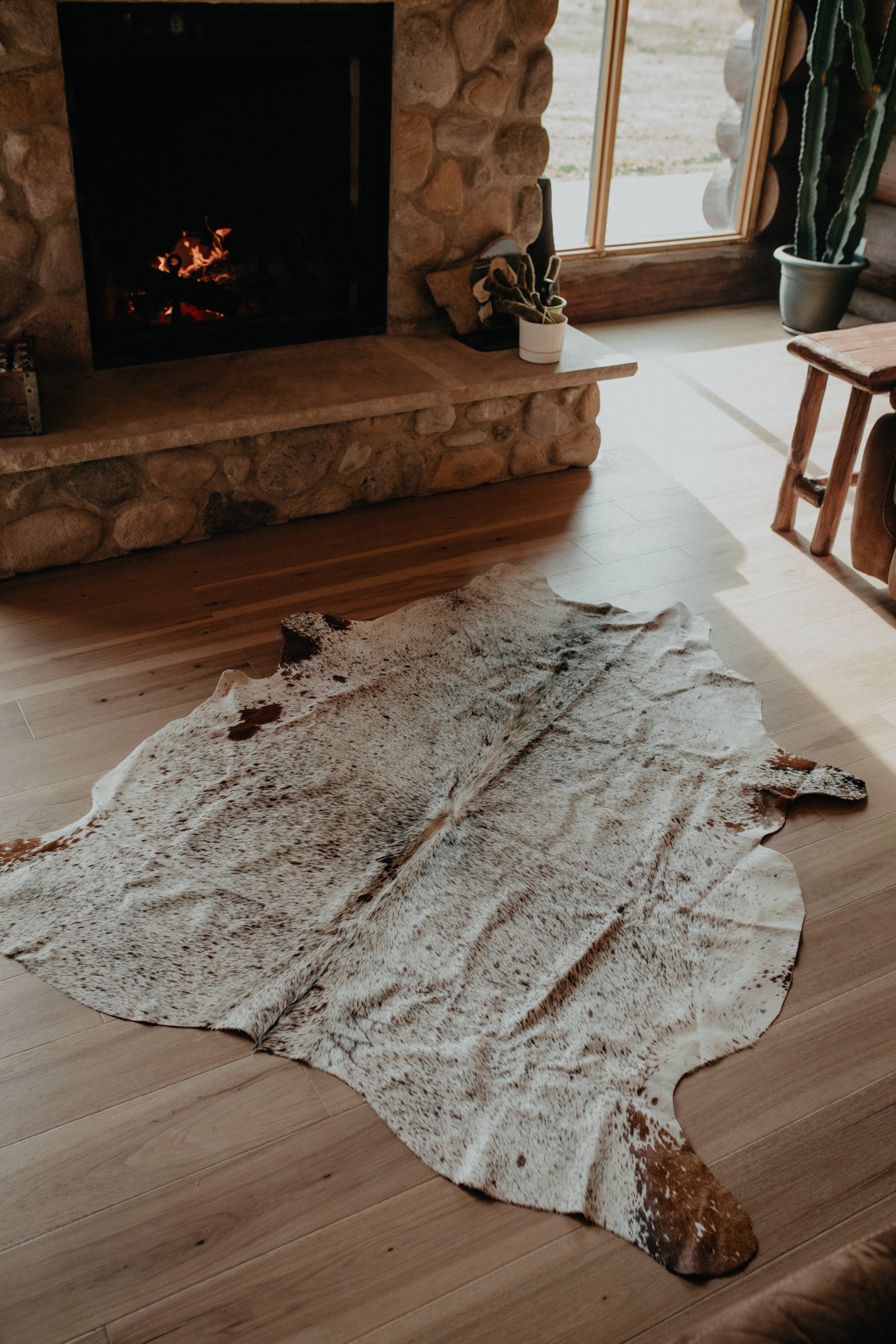 Outlet cowhide rug