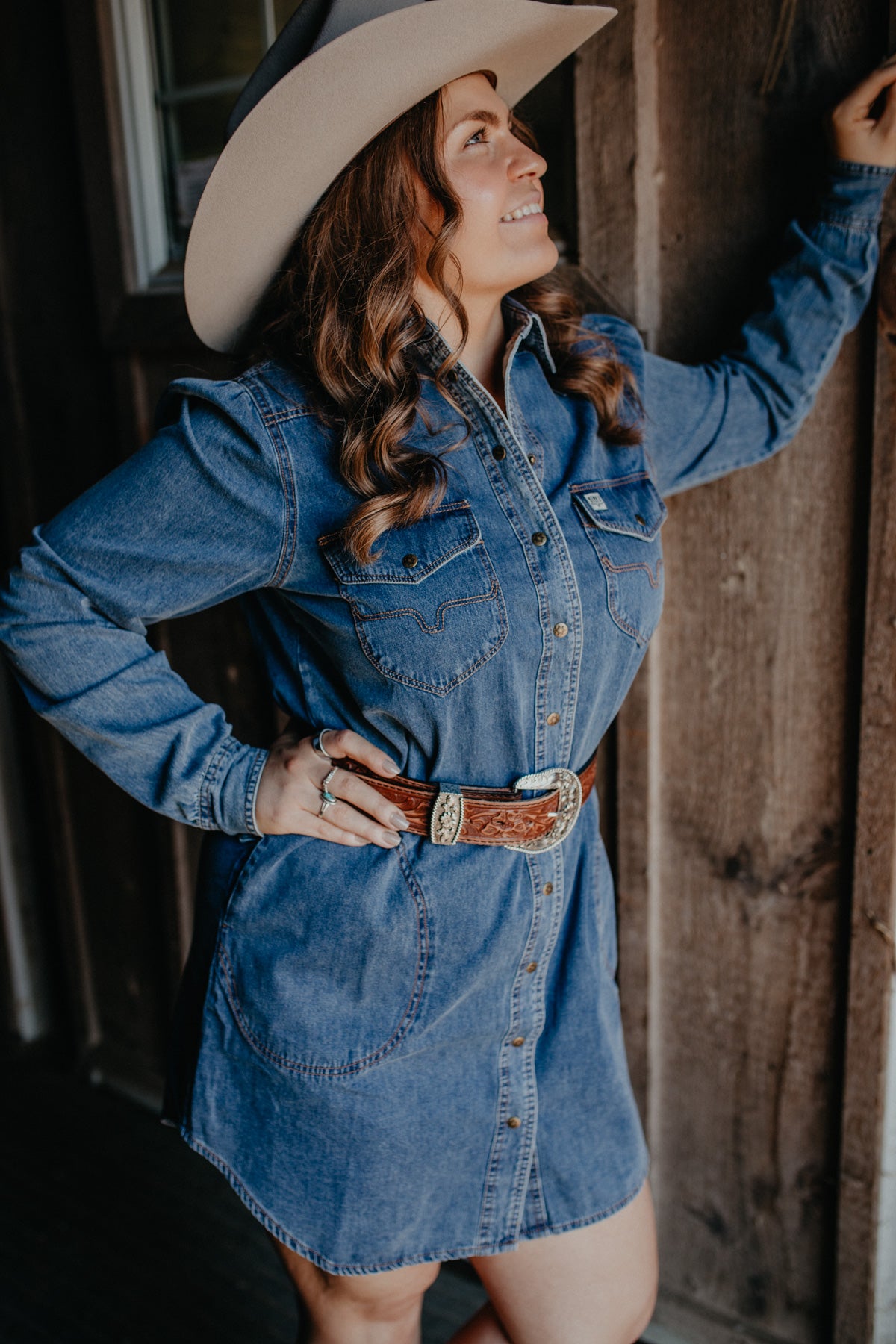 'Rox' Women's Kimes Ranch Denim Dress (S - XL)