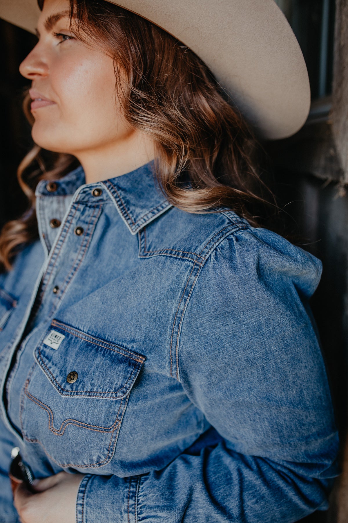 'Rox' Women's Kimes Ranch Denim Dress (S - XL)