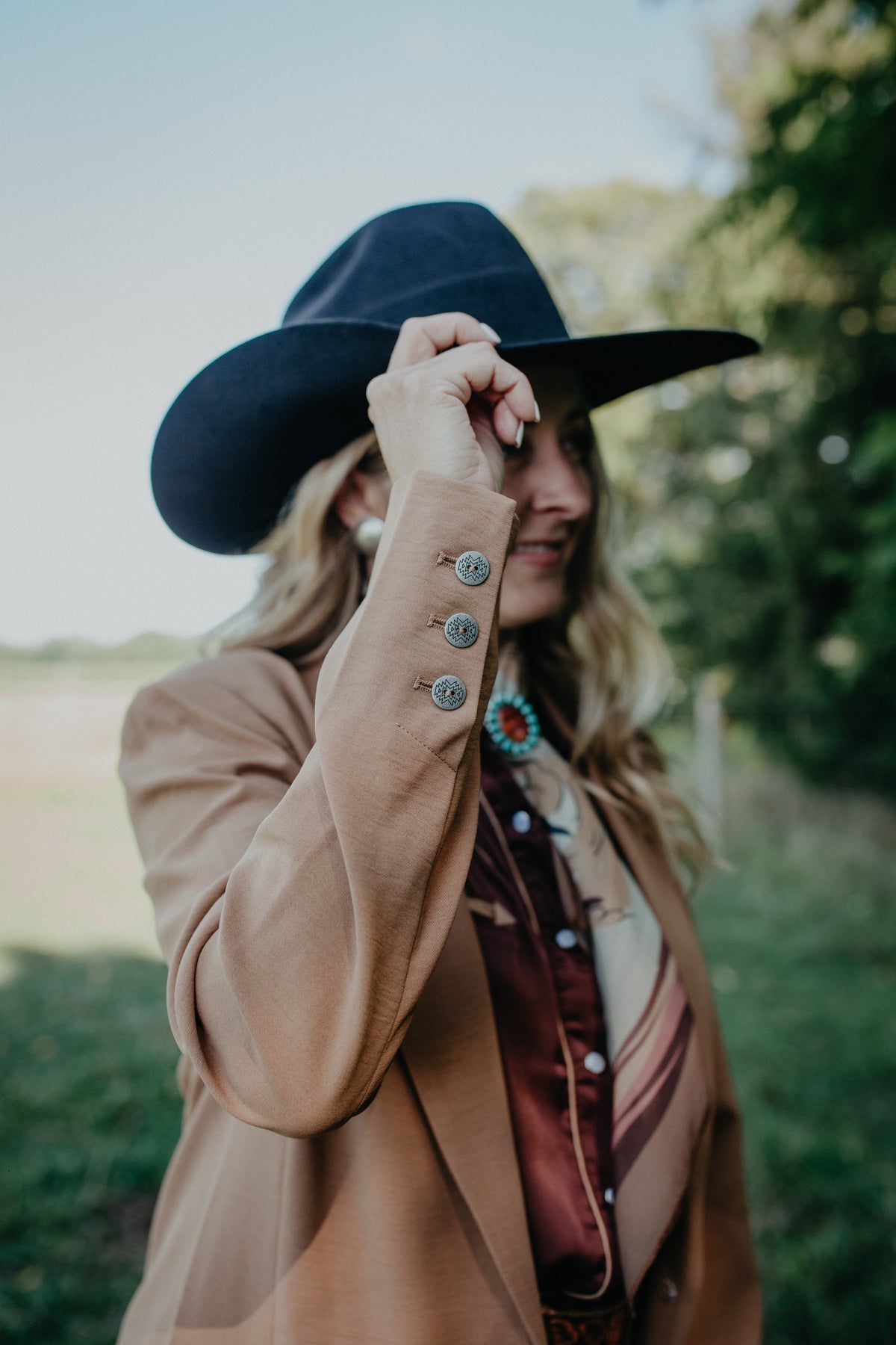 'Trailblazer' Toasted Coconut Women's Ariat Blazer (XS-XXL)