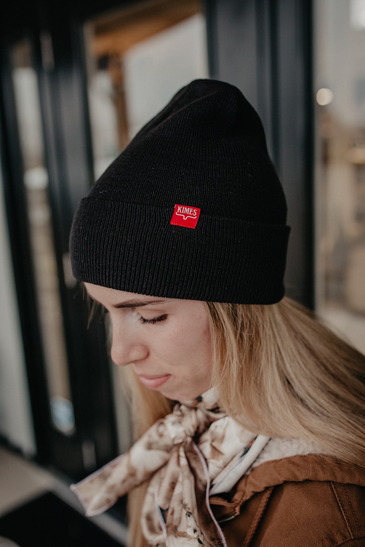 Kimes Ranch 'Clipped' Toque (Black and Oatmeal)