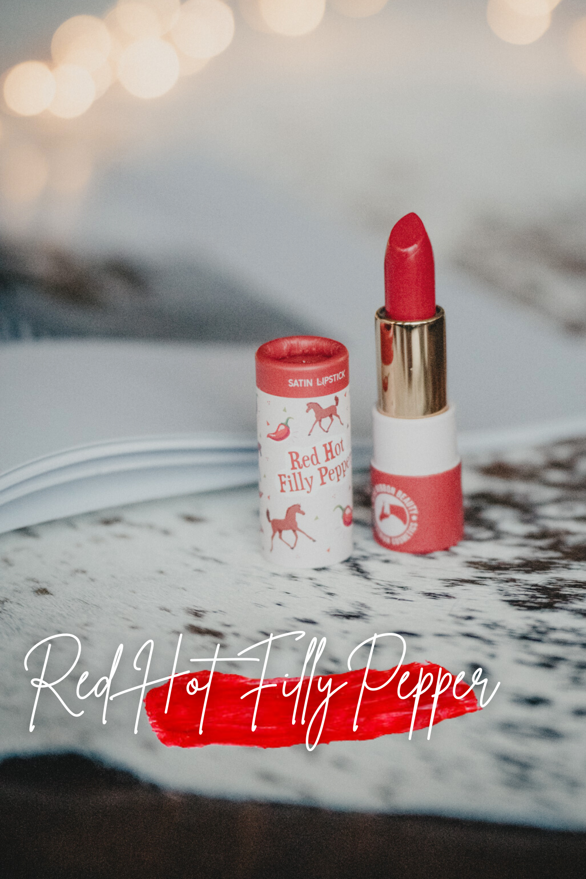 Equestrian Themed US-Made Satin Lipsticks (Multiple Colours)