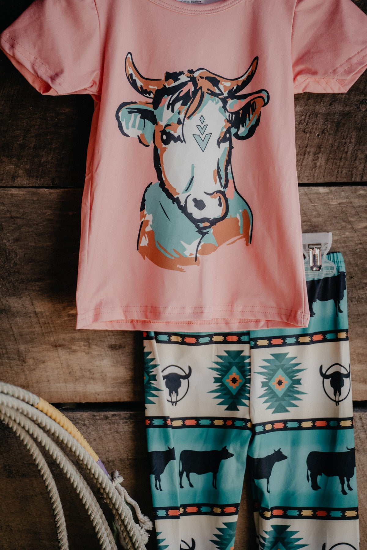 Heifer and Aztec & Cattle Bells Set (12-18M to 10/12)