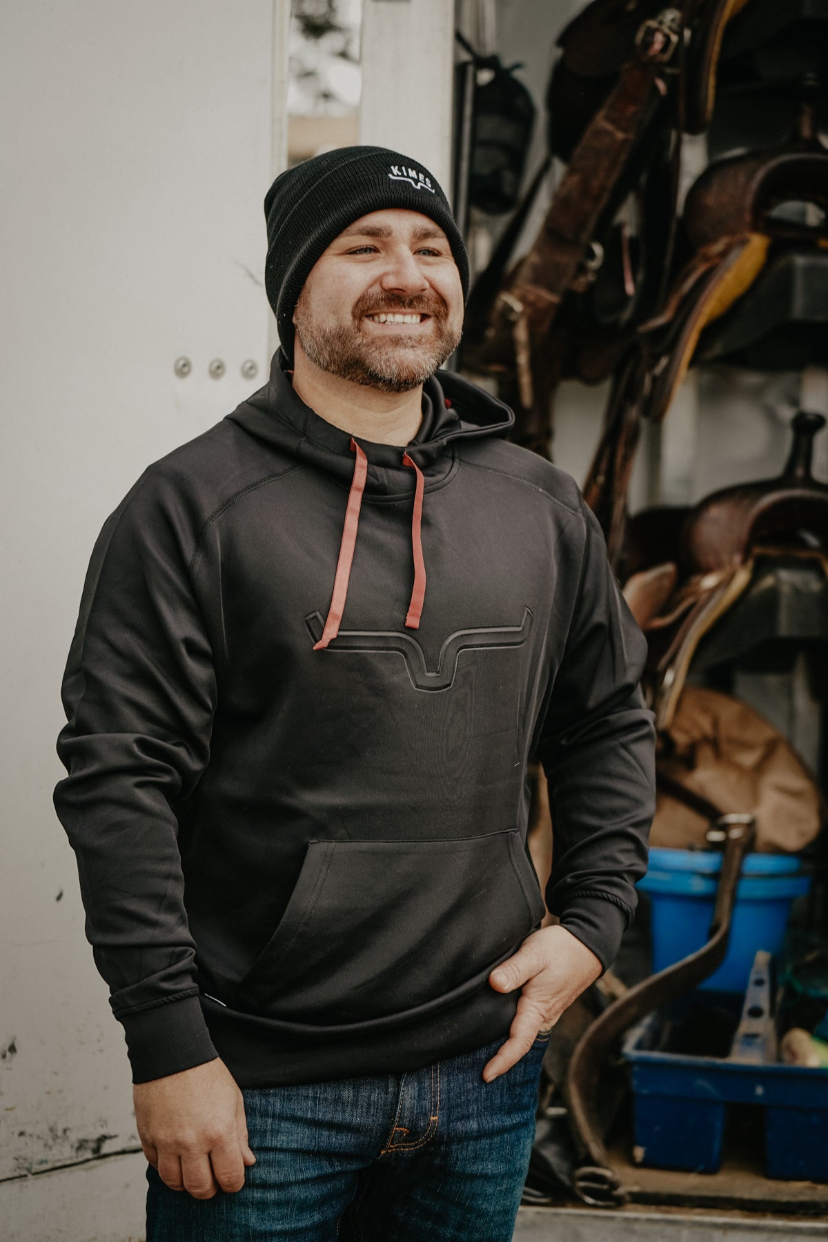 'Prescott' Men's Technical Hoodie by Kimes Ranch (2 Colours)