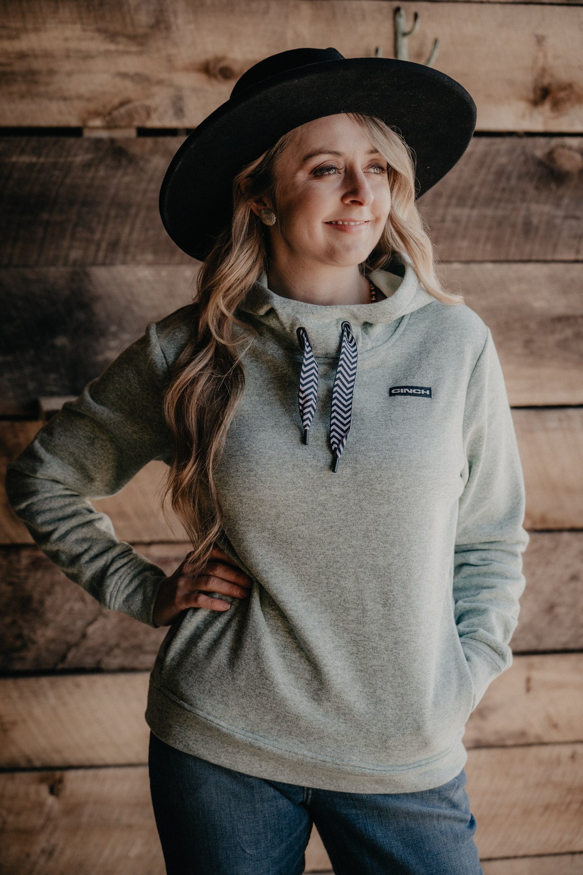 'Four Mile' Cinch Heathered Women's Hoodie (XS - XXL)