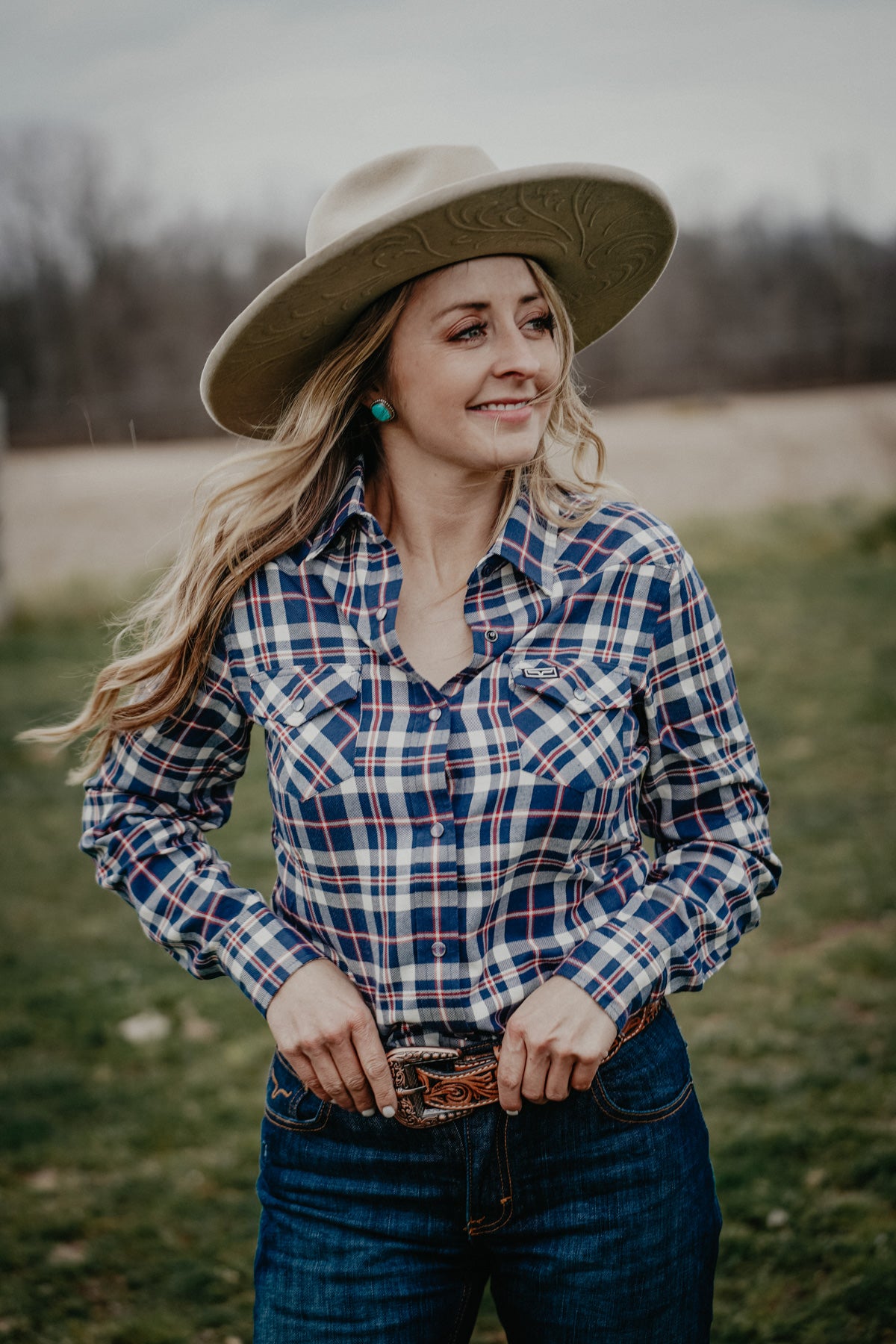 'San Mateo' Plaid Cotton Flannel by Kimes Ranch (2 Colours)