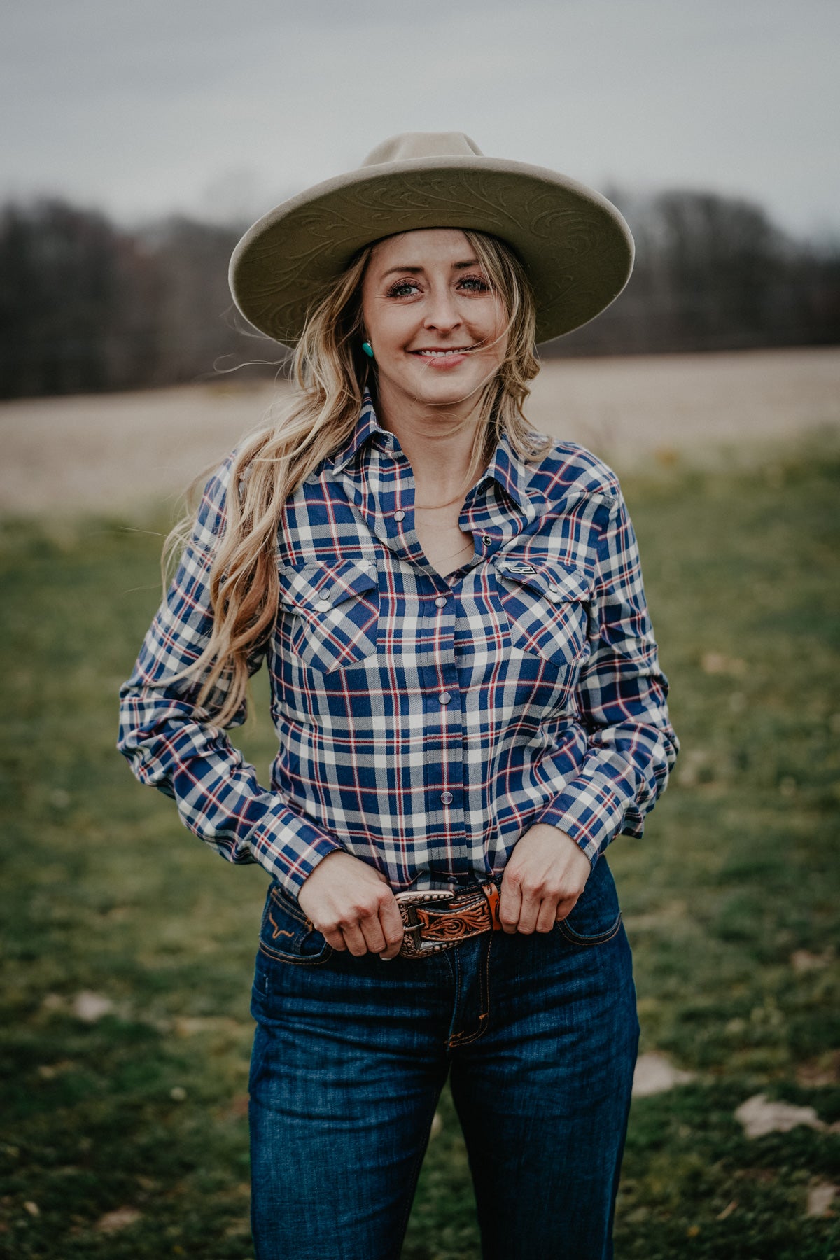 'San Mateo' Plaid Cotton Flannel by Kimes Ranch (2 Colours)
