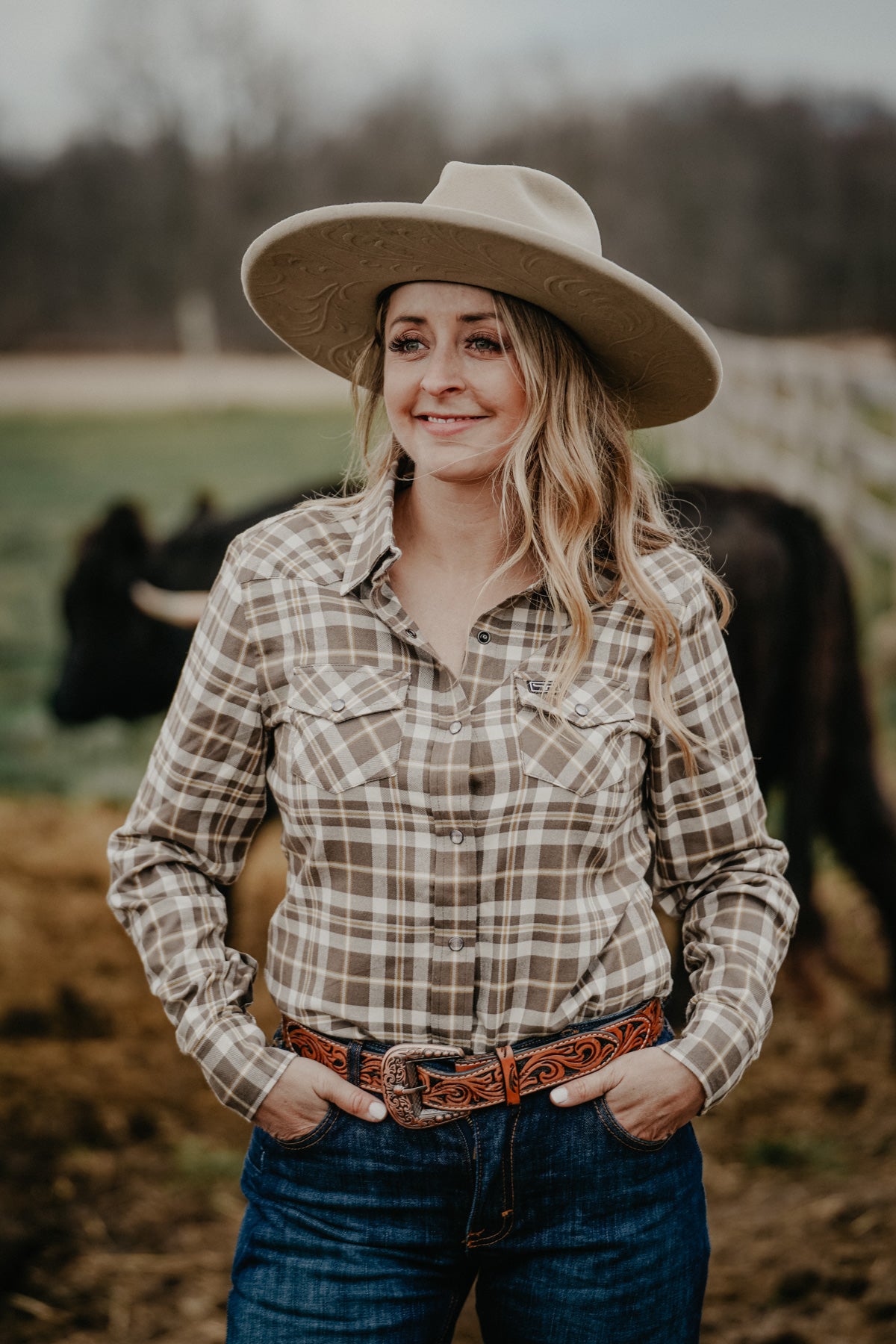 'San Mateo' Plaid Cotton Flannel by Kimes Ranch (2 Colours)