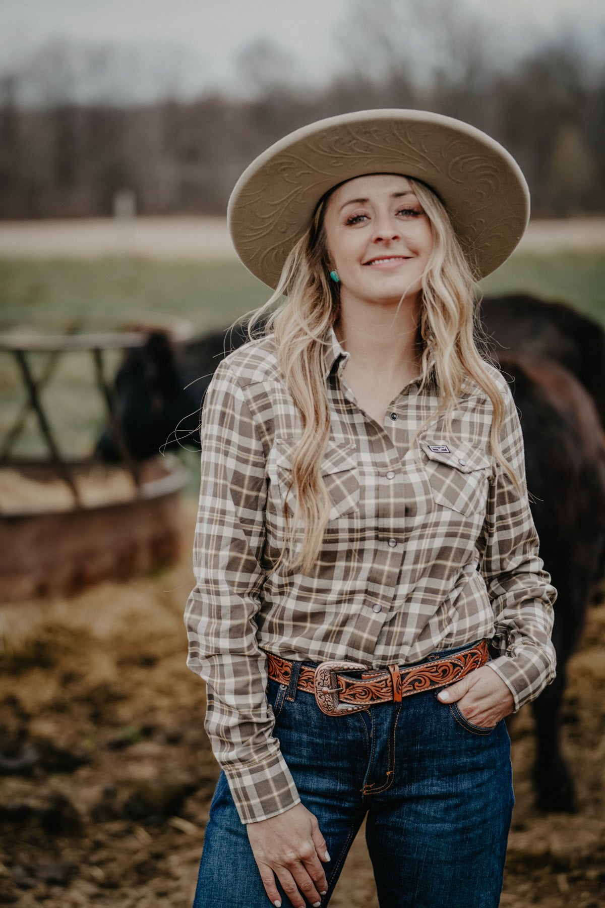 'San Mateo' Plaid Cotton Flannel by Kimes Ranch (2 Colours)