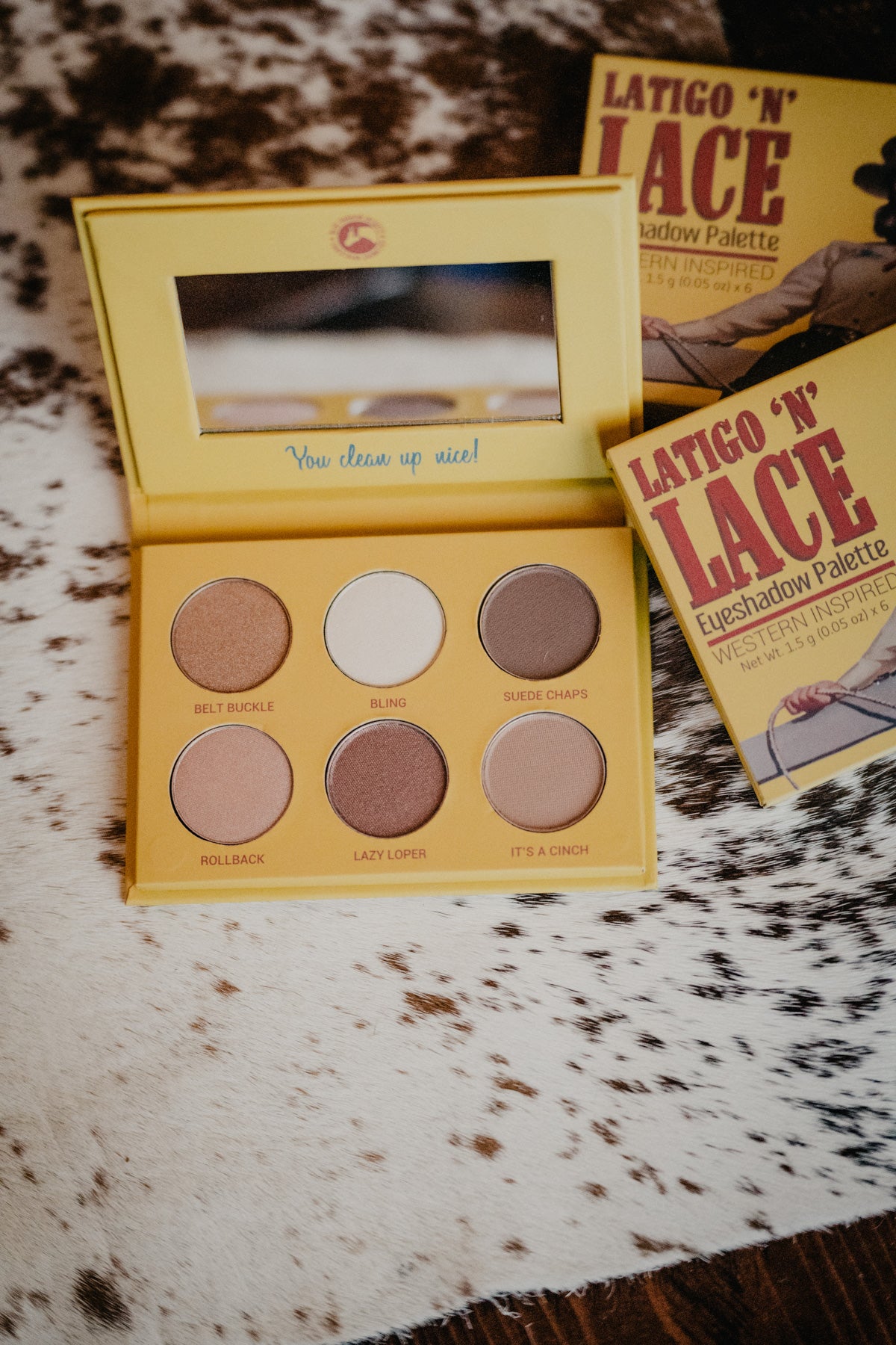 Equestrian Themed USA-Made Eye Shadow Palettes (2 Versions)