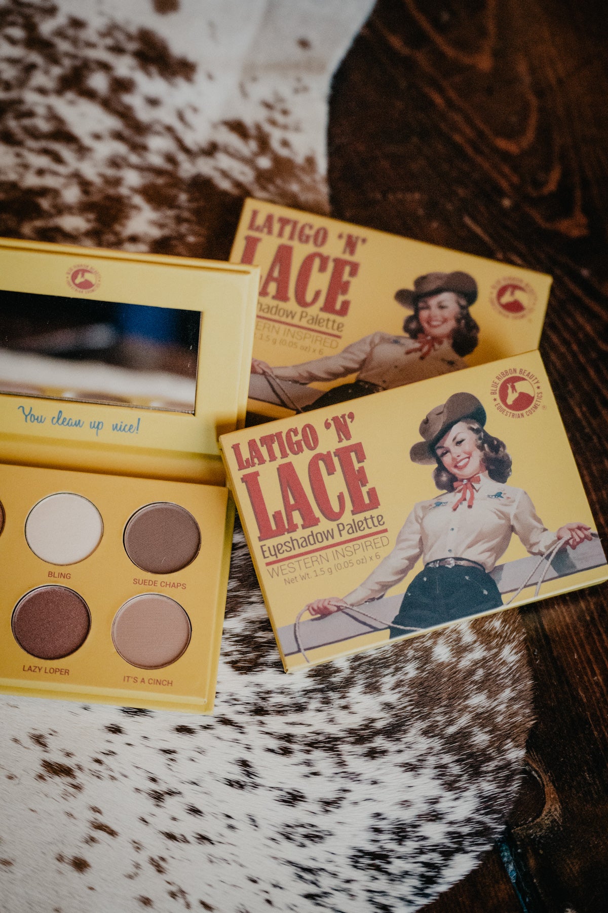 Equestrian Themed USA-Made Eye Shadow Palettes (2 Versions)