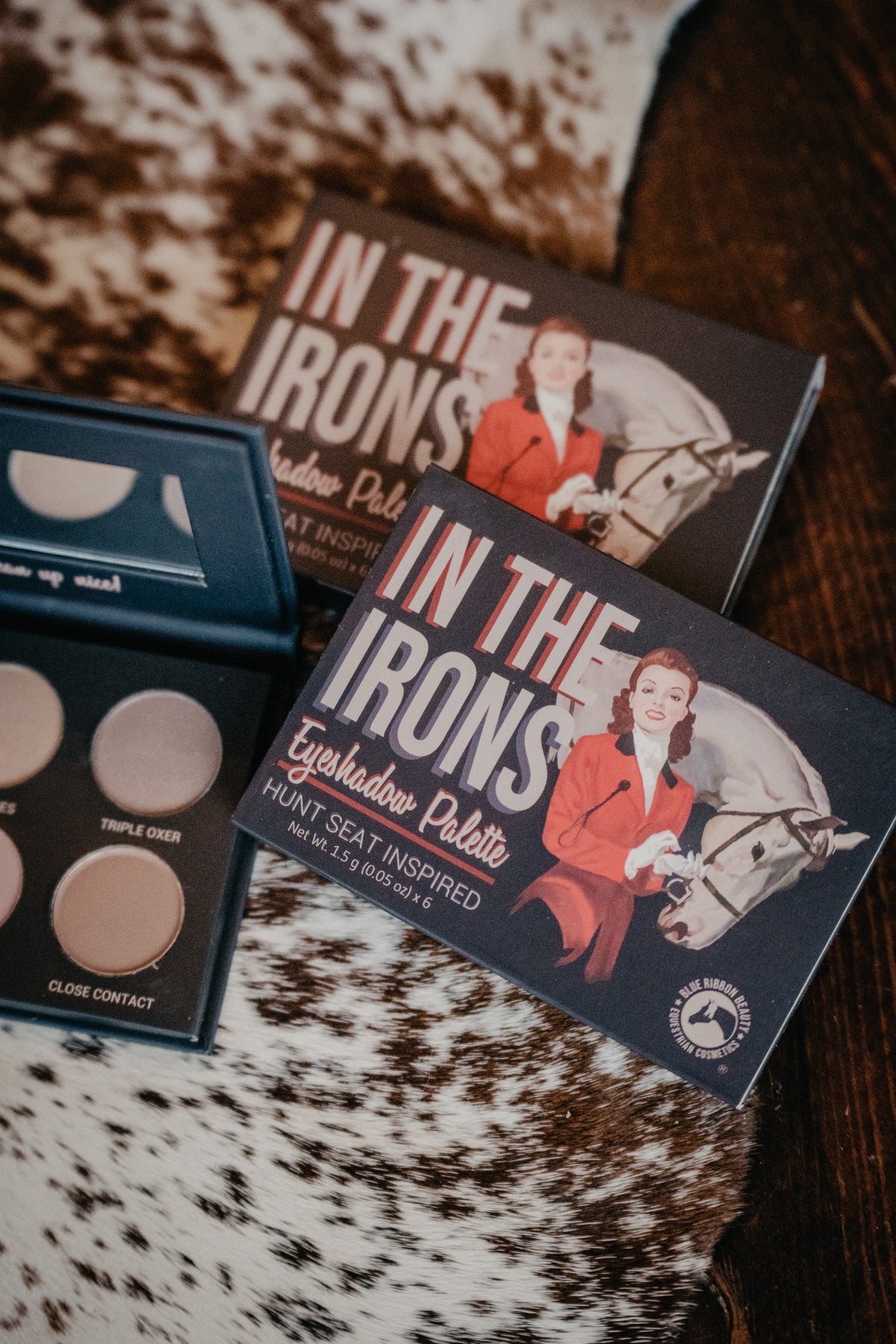 Equestrian Themed USA-Made Eye Shadow Palettes (2 Versions)