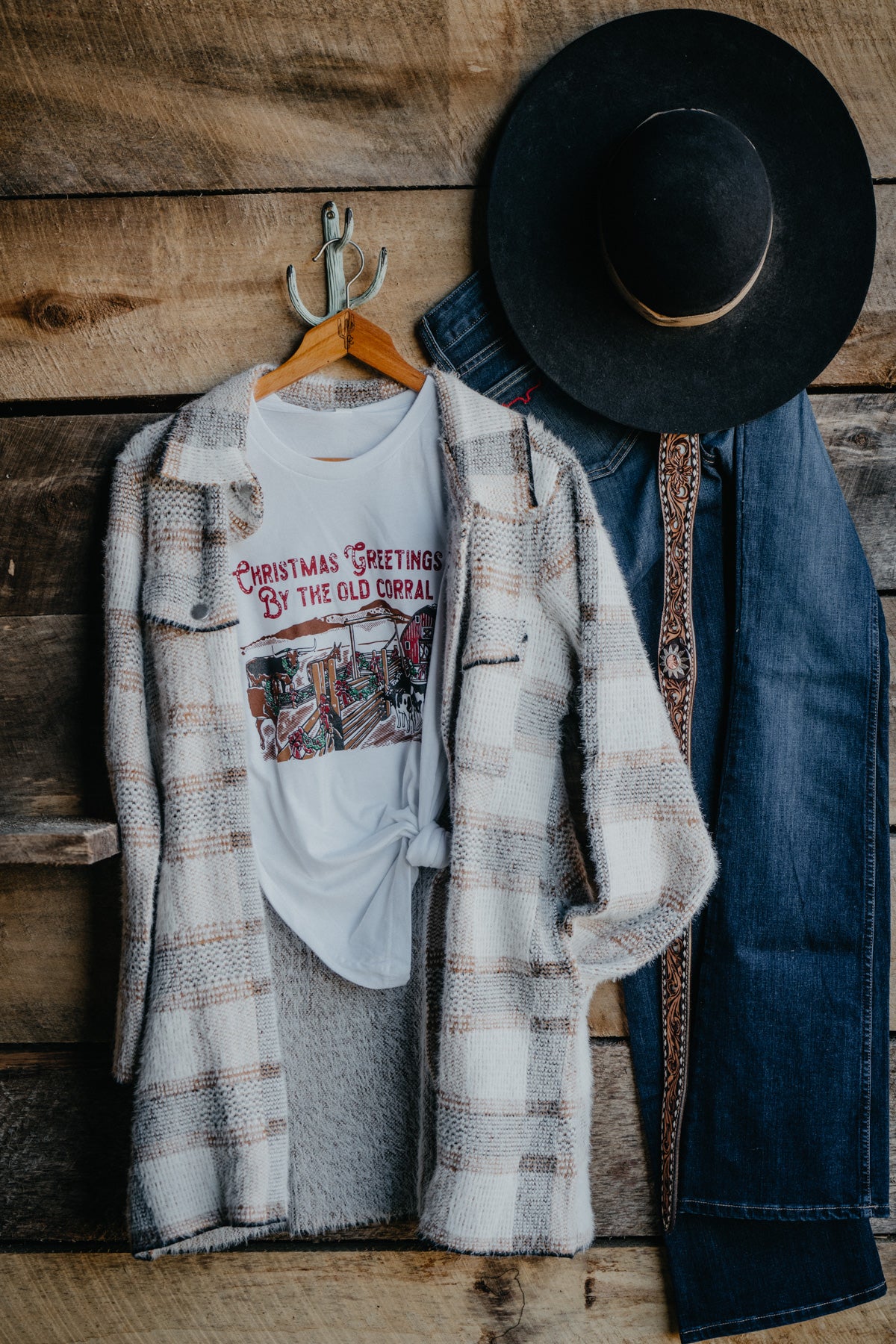 "Christmas Greetings by the Old Corral" CC Exclusive Graphic T