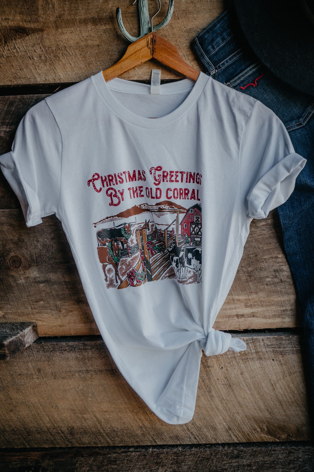 "Christmas Greetings by the Old Corral" CC Exclusive Graphic T