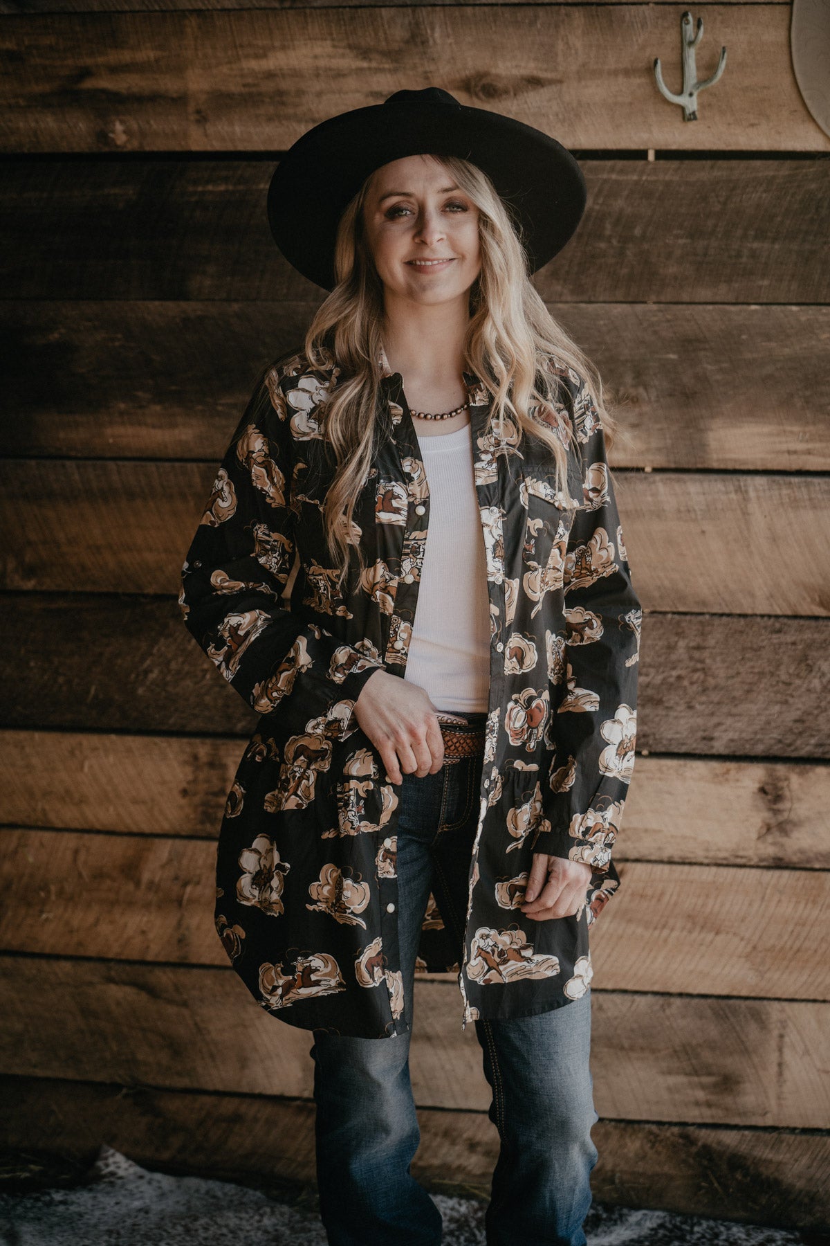 'Four Corners' Black Tunic by Tasha Polizzi (1 M Only)