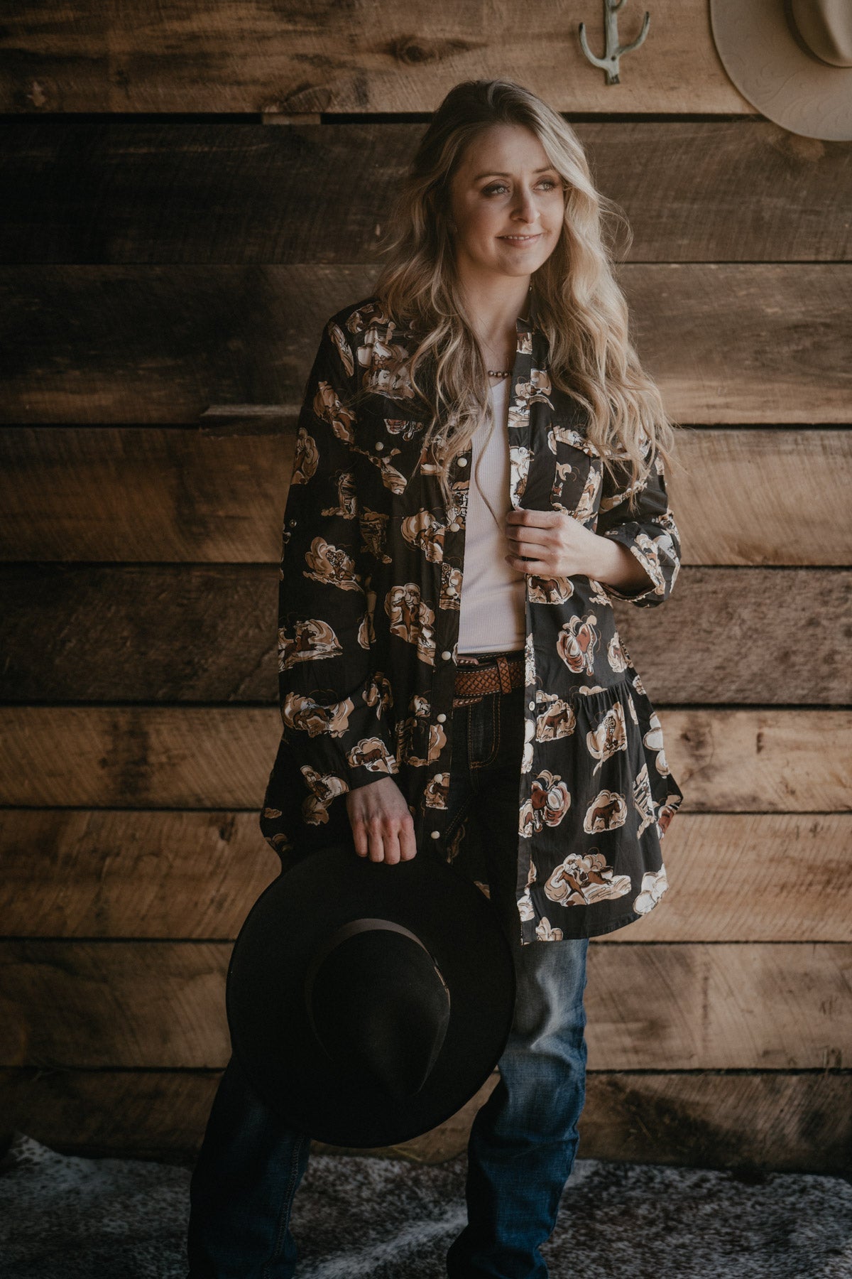 'Four Corners' Black Tunic by Tasha Polizzi (1 M Only)