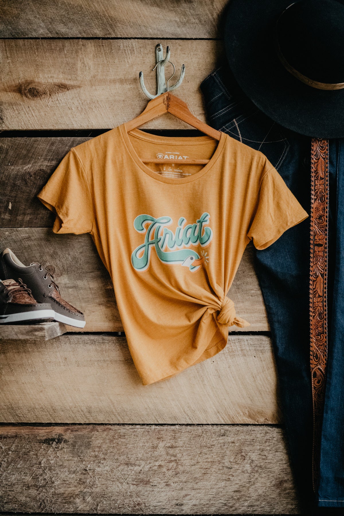 'Spur Script' Women's T-shirt by Ariat (2 Colours)